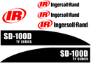 Ingersoll Rand SD100D Decal Set