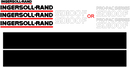 Ingersoll Rand SD100F Decal Set