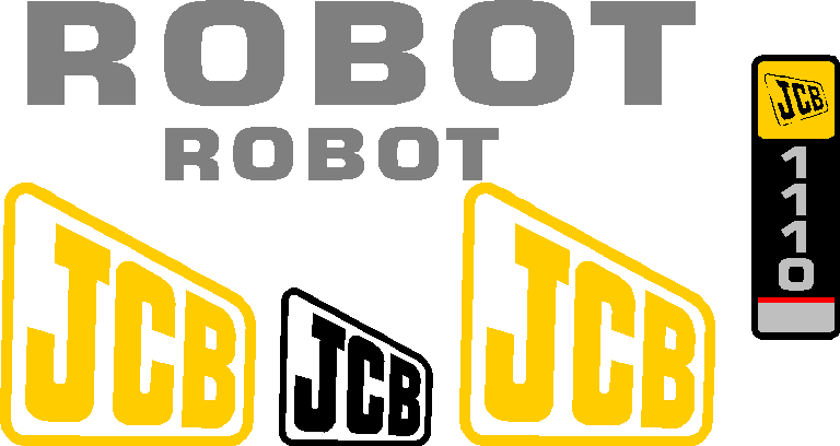 JCB ROBOT 1110 Decal Set