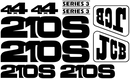 JCB 210S Decal Set