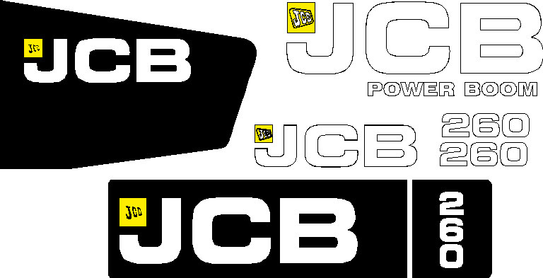 JCB 260 Decal Set