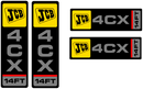 JCB 4CX Decal Set