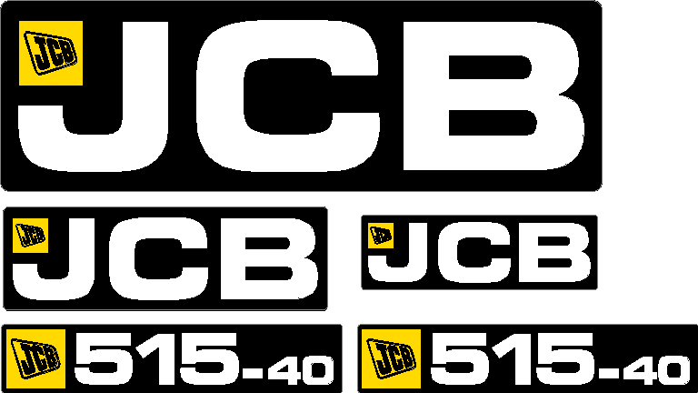 JCB 515-40  Decal Set