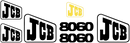JCB 8060 Decal Set