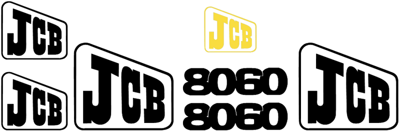 JCB 8060 Decal Set