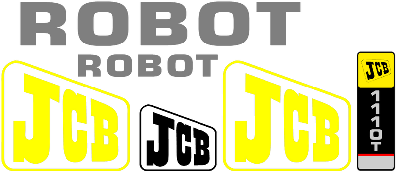 JCB 1110T Decal Set