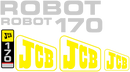 JCB ROBOT 170  Decal Set