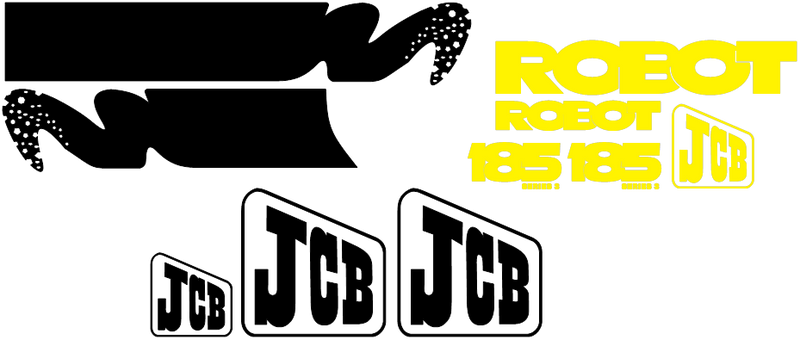 JCB ROBOT 185  Decal Set
