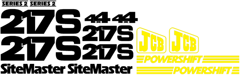 JCB 217S II Decal Set