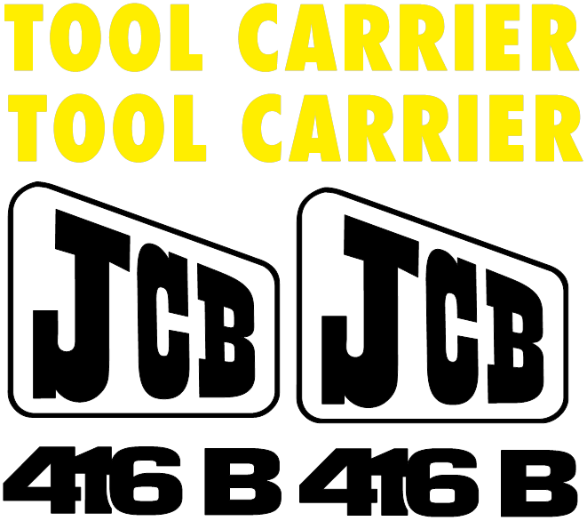JCB 416 Decal Set