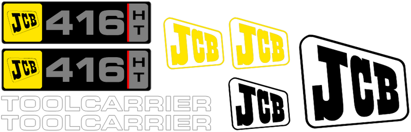 JCB 416HT Decal Set