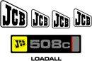 JCB 508C Decal Set