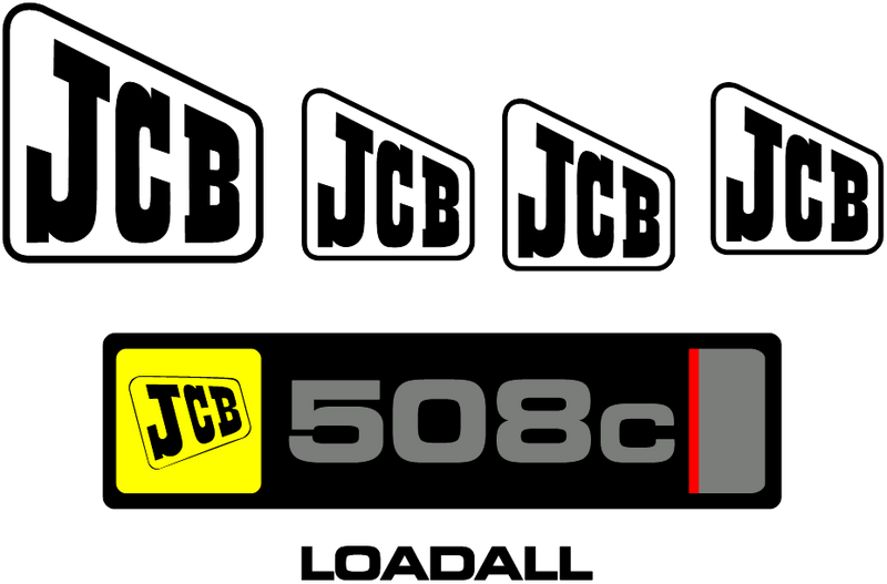 JCB 508C Decal Set