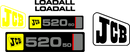 JCB 520-50 Decal Set