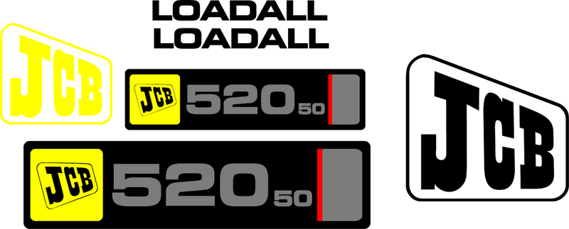 JCB 520-50 Decal Set