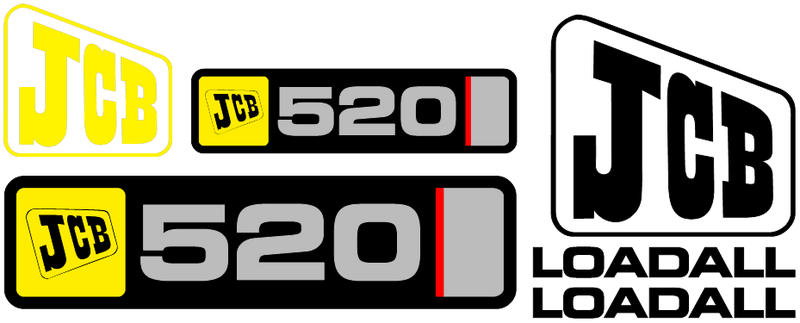 JCB 520 Decal Set