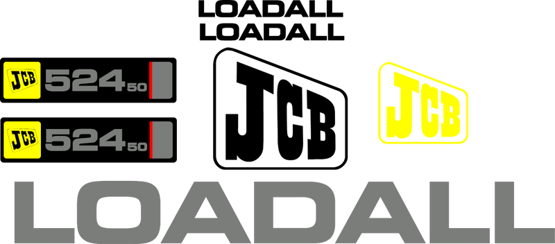 JCB 524-50  Decal Set
