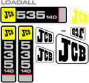 JCB 535-140 Decal Set