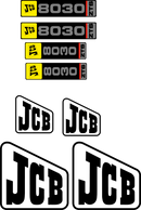 JCB 8030 ZTS Decal Set