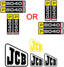 JCB 8040 ZTS Decal Set
