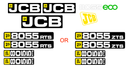JCB 8055 Decal Set