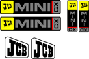 JCB MINI CX  Decal Set