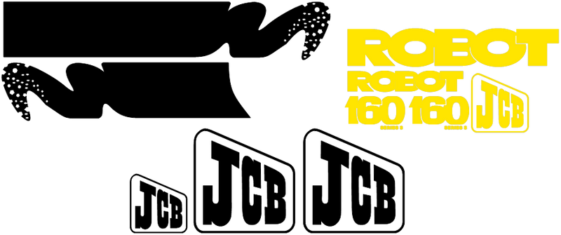 JCB ROBOT 160  Decal Set