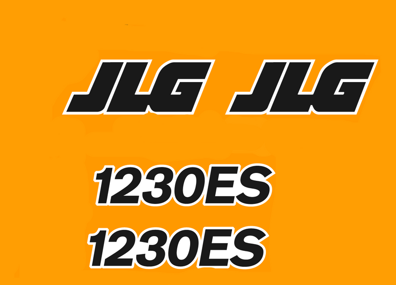 JLG 1230ES Decal Set