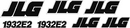 JLG 1932E2 Decal Set