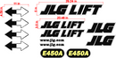 JLG E450A Decal Set