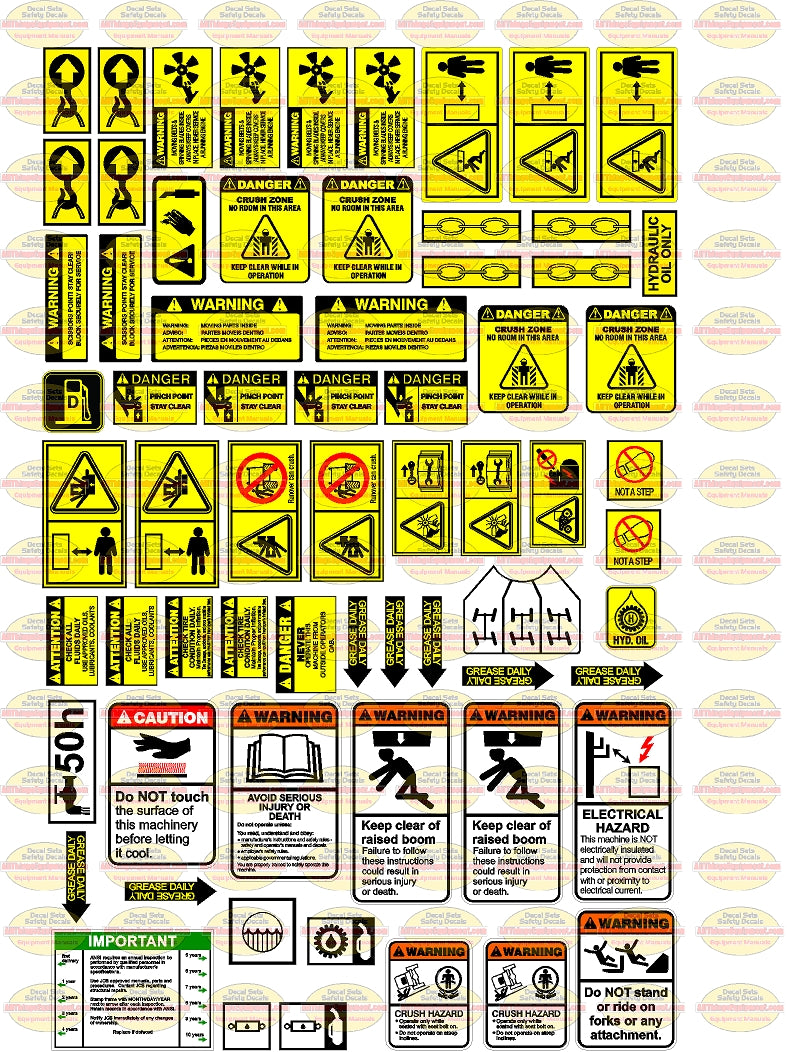 JLG Telescopic Aerial Safety Set
