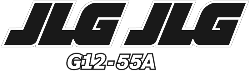 JLG G12 55A Decal Set