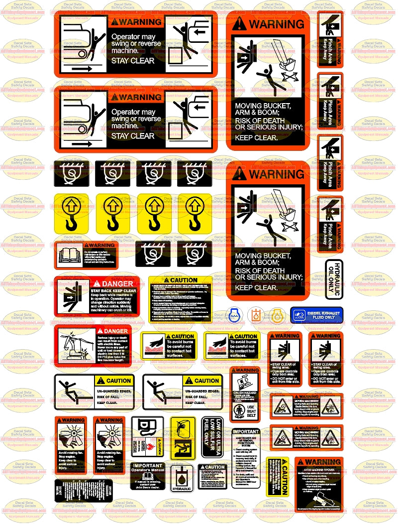 John Deere Excavator Safety Set