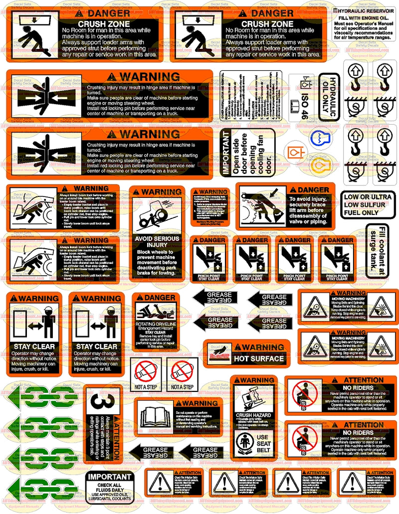 John Deere Wheel Loader Safety Set