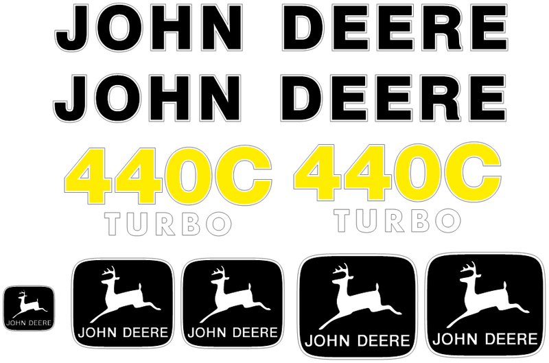 Deere 440C Decal Set