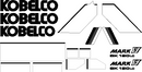 Kobelco SK120 LC IV Decal Set