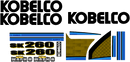 Kobelco SK260 LC-8 ACERA Decal Set