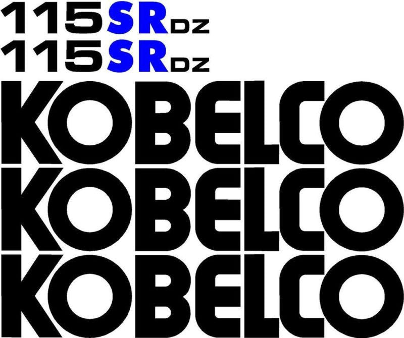 Kobelco 115SRDZ Decal Set