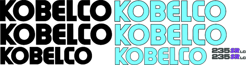 Kobelco 235SR LC Decal Set