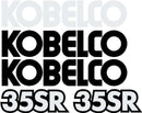 Kobelco 35SR Decal Set