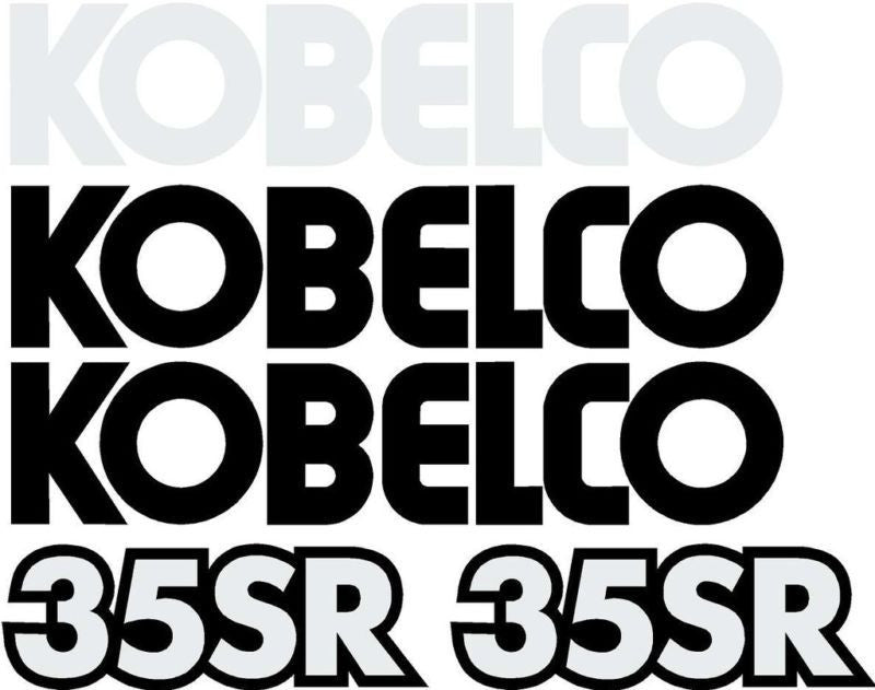 Kobelco 35SR Decal Set