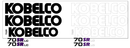 Kobelco 70SR LC Decal Set
