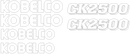 Kobelco CK2500 II Decal Set