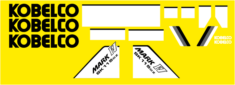 Kobelco SK115DZ IV Decal Set