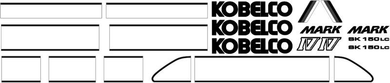 Kobelco SK150 LC IV Decal Set