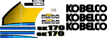 Copy of Kobelco SK170 LC-9 Decal Set
