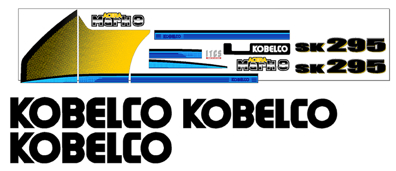 Kobelco SK295-9 Decal Set