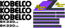 Kobelco SK330 LC DYNAMIC ACERA Decal Set