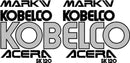 Kobelco SK120 IV Decal Set