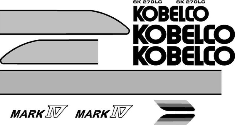 Kobelco SK270 LC IV Decal Set